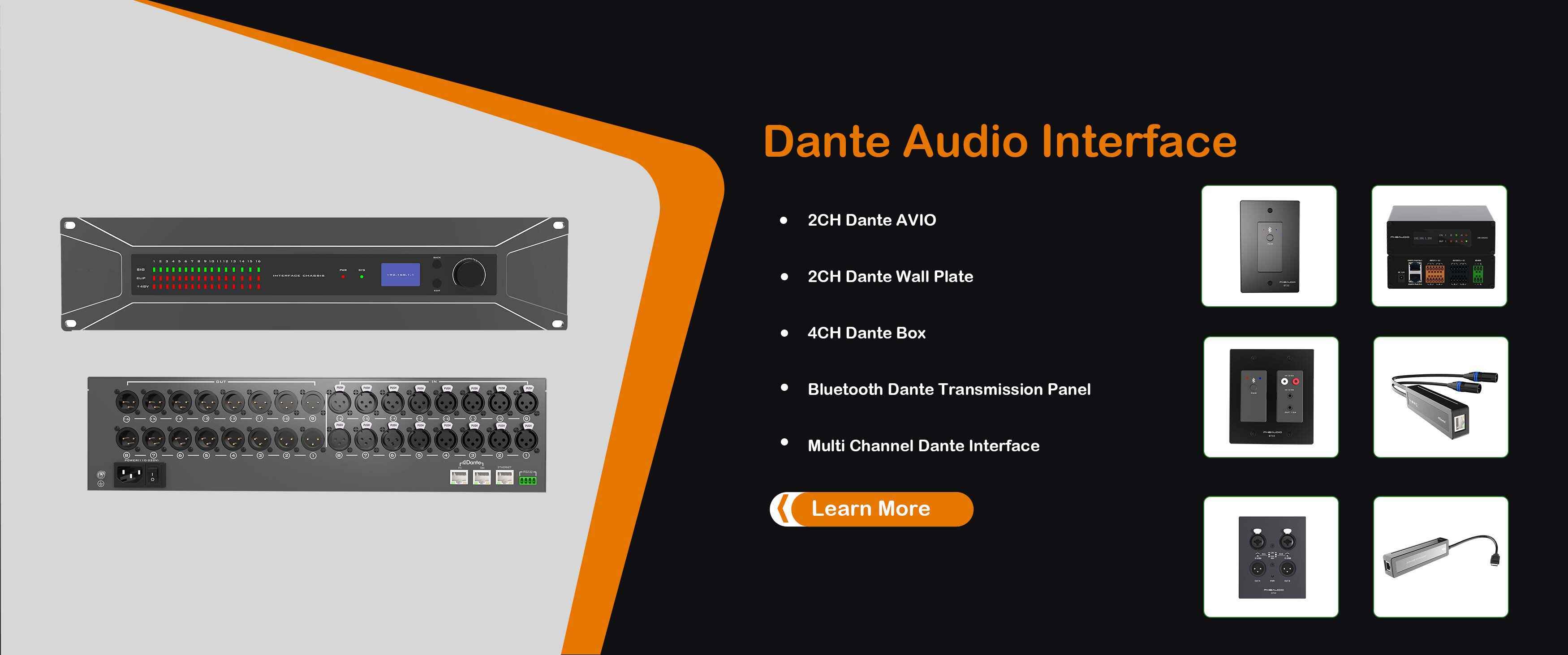 Dante Audio integraattoreille