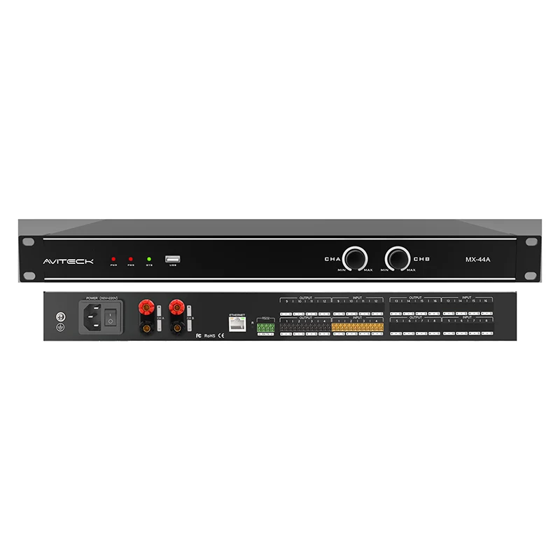 4CH DSP 2x150W vahvistimella