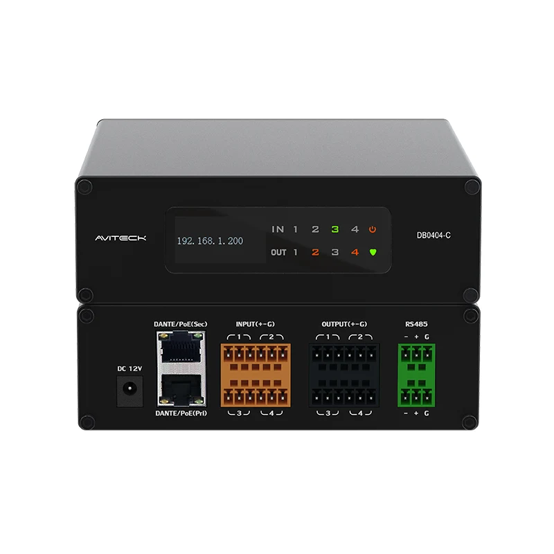 4 Channel Dante DSP